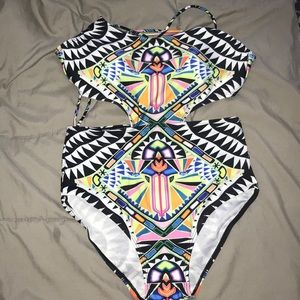 One piece bathing suit
